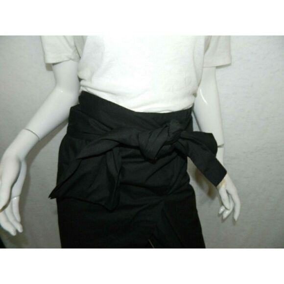 Cmeo Collective Skirt Size XXS Black Faux Wrap Midi - Picture 5 of 8